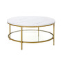 Sivil 36" Round Coffee Table