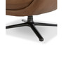 Adney 31" Leather Swivel Accent Chair, Created for Macy's