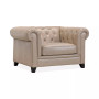 Ciarah Chesterfield Leather Chair, Created for Macy's