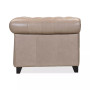 Ciarah Chesterfield Leather Chair, Created for Macy's