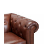 Ciarah Chesterfield Leather Chair, Created for Macy's