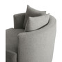 Elizabeth 38" Stain-Resistant Fabric Swivel Chair