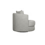 Elizabeth 38" Stain-Resistant Fabric Swivel Chair