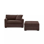 Radley 54" Fabric Chair Bed & 36" Storage Ottoman, Created for Macy's