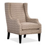Kallison Fabric Wing Chair, Created for Macy's