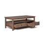 Warm Shaker Solid Wood Coffee Table