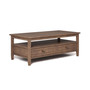 Warm Shaker Solid Wood Coffee Table