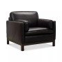 Virton 40" Leather Chair, Created for Macy's