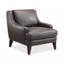 Collyn 34" Modern Leather Chair, Created for Macy's