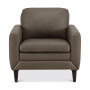 CLOSEOUT! Locasta 35" Tufted Leather Arm Chair, Created for Macy's