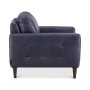 CLOSEOUT! Locasta 35" Tufted Leather Arm Chair, Created for Macy's
