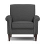 Janet Linen Arm Chair
