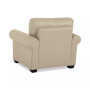 Orid 36" Leather Roll Arm Chair, Created for Macy's