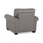 Orid 36" Leather Roll Arm Chair, Created for Macy's