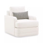 Kendrah 32" Fabric Swivel Chair, Created for Macy's