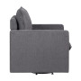 Lilia 34.5" Cushion Back Swivel Chair