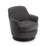 Reese Wood Base Swivel Chair
