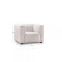 Kyle 42" Stain-Resistant Fabric Chair