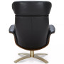 Annaldo Leather Swivel Chair