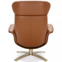 Annaldo Leather Swivel Chair