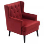 Elle Décor Celeste Tufted Velvet Accent Chair