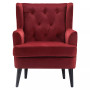 Elle Décor Celeste Tufted Velvet Accent Chair