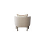 Accent Chair with Linen Upholstery