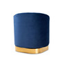 Furniture Fiore Glam and Luxe Upholstered Swivel Accent Chair