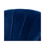 Furniture Fiore Glam and Luxe Upholstered Swivel Accent Chair
