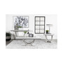 Adabella 18" Stainless Steel U-Base Rectangle Coffee Table