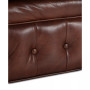 CLOSEOUT! Calvine 39" Leather Self Centering Swivel Chair, Created for Macy's