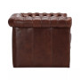 CLOSEOUT! Calvine 39" Leather Self Centering Swivel Chair, Created for Macy's