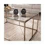 Imogen Contemporary Glass Top Cocktail Table