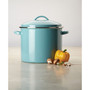 Enamel-on-Steel 16-Qt. Stockpot & Lid