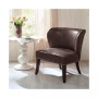 Janie Faux Leather Accent Chair