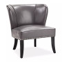 Janie Faux Leather Accent Chair