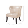Janie Faux Leather Accent Chair