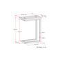 Skyler Solid Mango Wood C Side Table