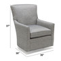 Brekton Fabric Swivel Glider