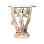 the Muses Glass-Topped Sculptural Table