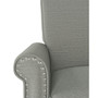Janet Traditional Armchair with Nail Heads