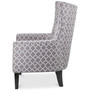 Brie Printed Fabric Accent Chair