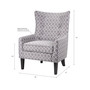 Brie Printed Fabric Accent Chair