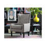 Brie Printed Fabric Accent Chair