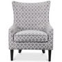 Brie Printed Fabric Accent Chair