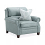 Marick 41" Leather Roll Arm Chair, Created for Macy's