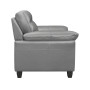 White Label Croydon 42" Leather Accent Chair