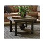Pomona 27" Metal and Reclaimed Wood Square Coffee Table
