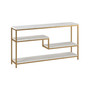 Mathis 55" Wide Metal Rectangular Console Table