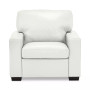 Ennia 36" Leather Armchair, Created for Macy's